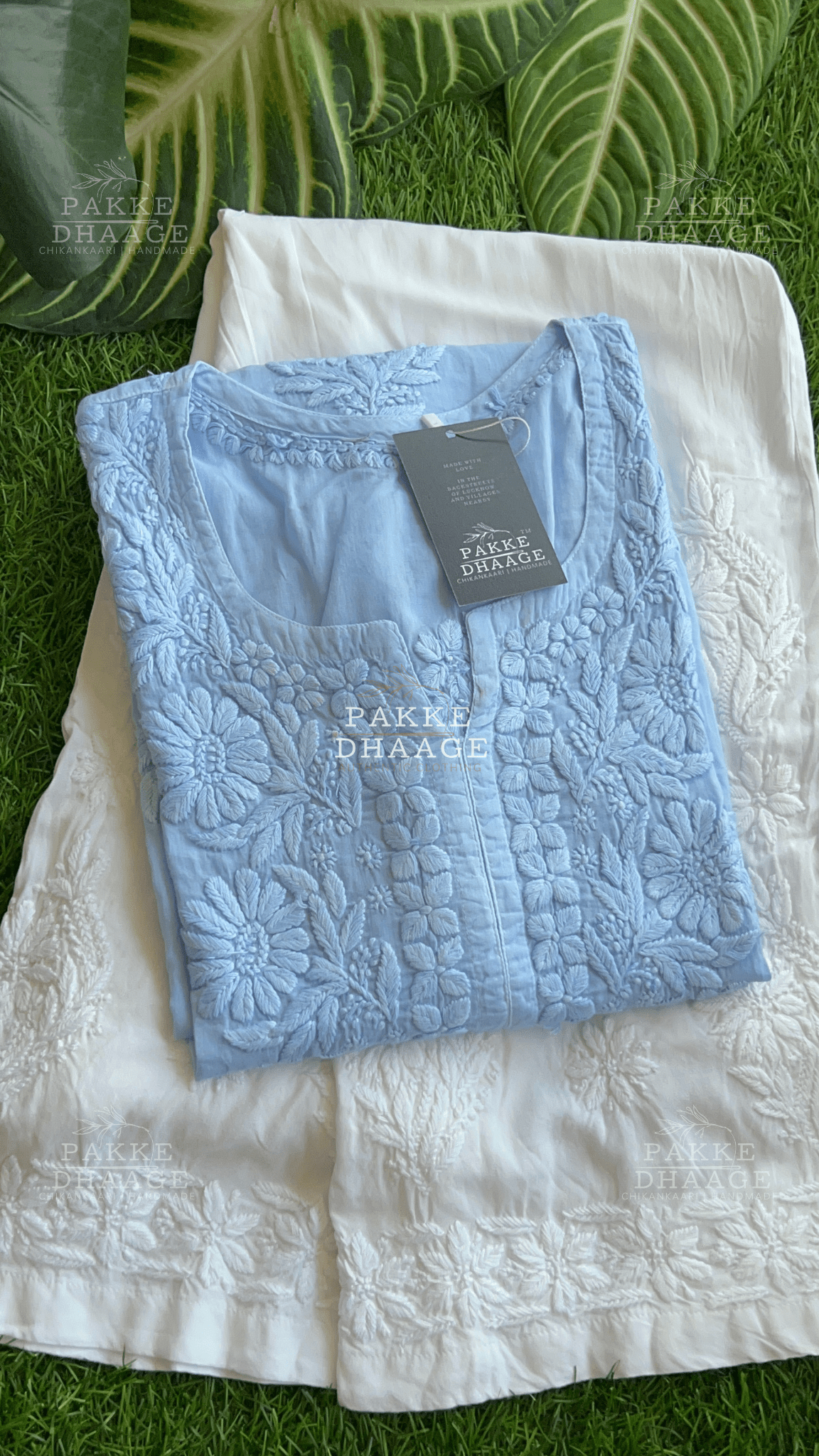 Fida Pure Modal Kurta - Powder Blue