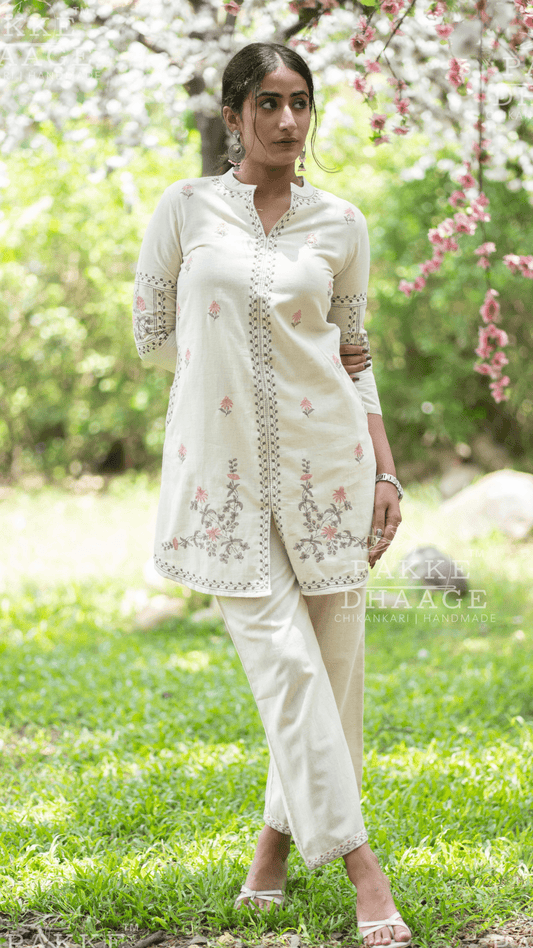 Needle Art Embroidered Co-ord Sets